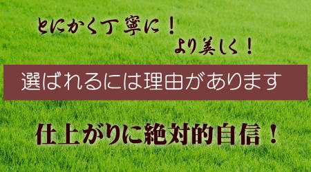 大阪の草刈り草ぬき丁寧綺麗
